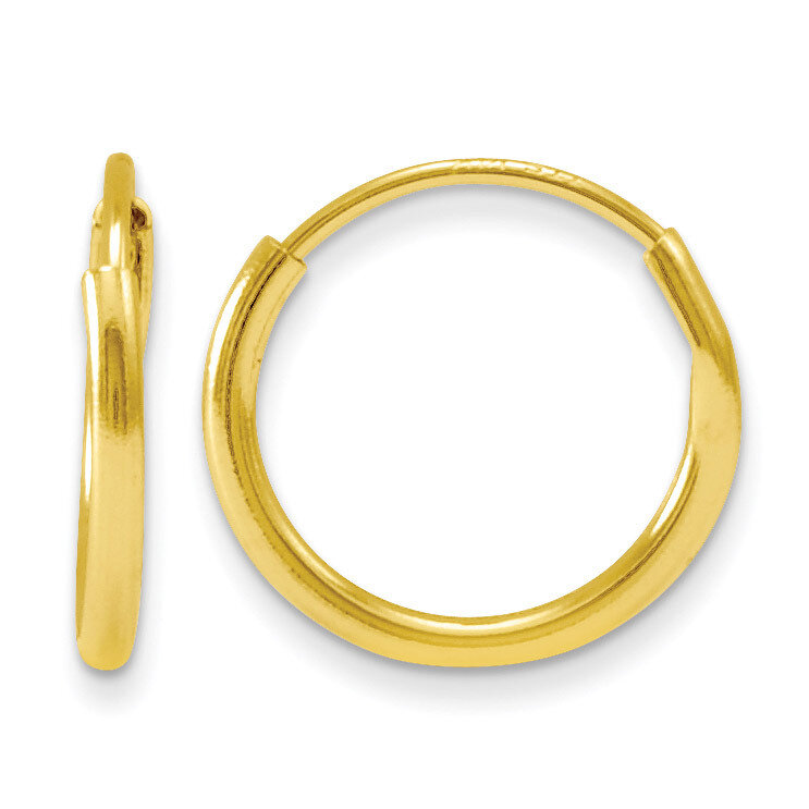 Endless Hoop Earrings - 14k Gold GK265 by Madi K, MPN: GK265, 886774341958