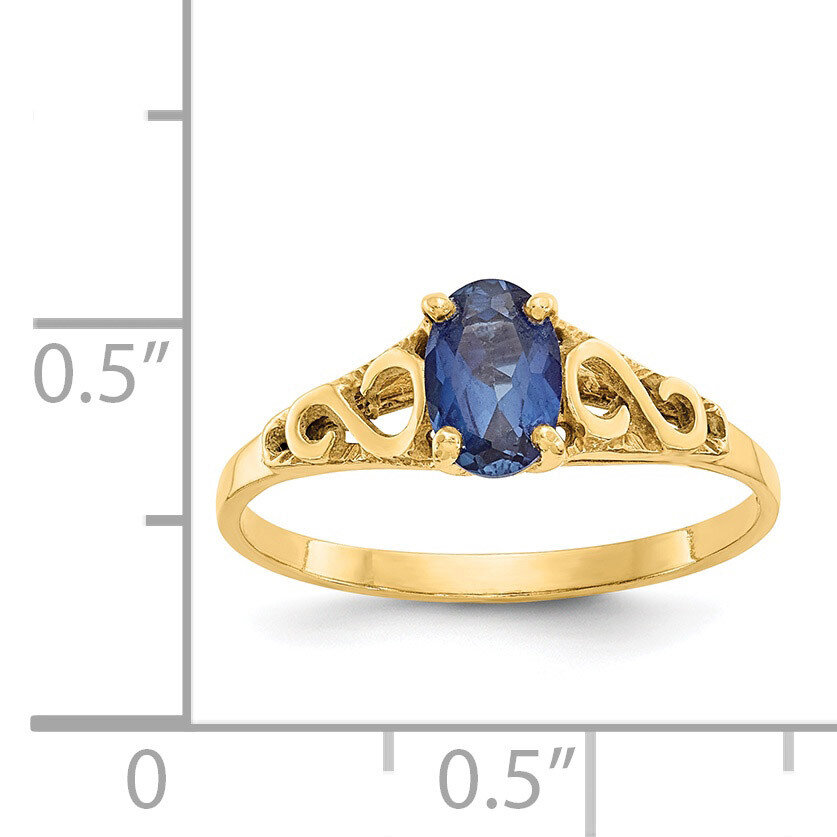 Sapphire Spinel Ring - 14k Gold GK283 by Madi K, MPN: GK283, 886774342566