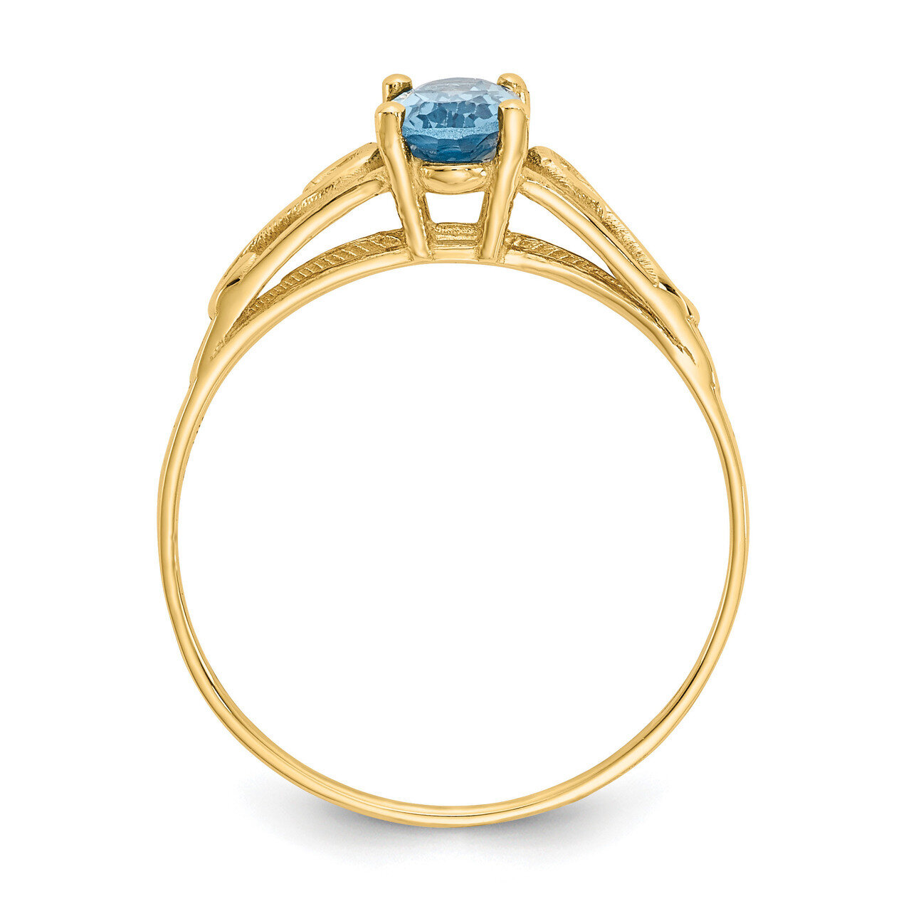 Blue Zircon Ring - 14k Gold GK286 by Madi K, MPN: GK286, 886774342597