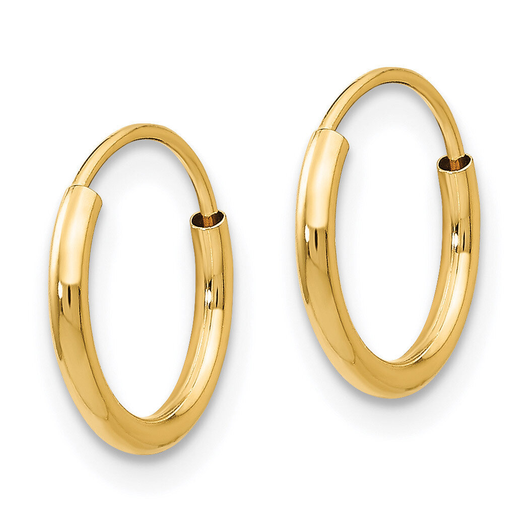 Endless Hoop Earrings - 14k Gold SE183