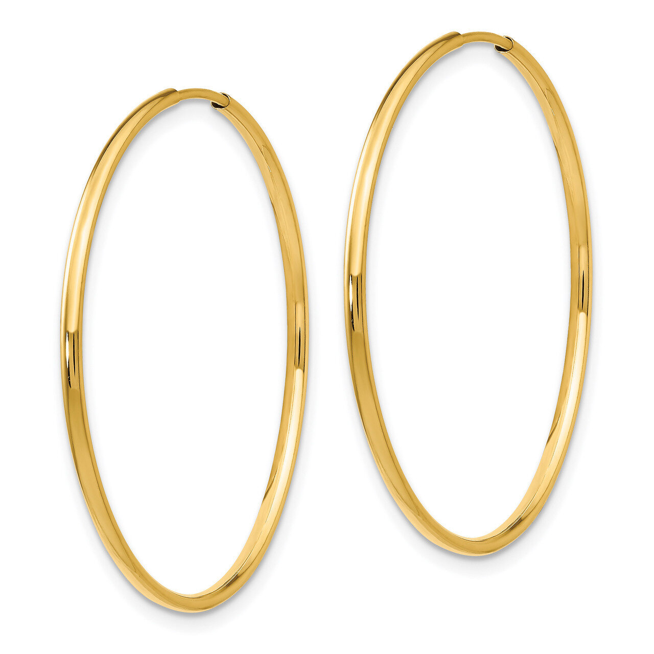 Endless Hoop Earrings - 14k Gold SE188