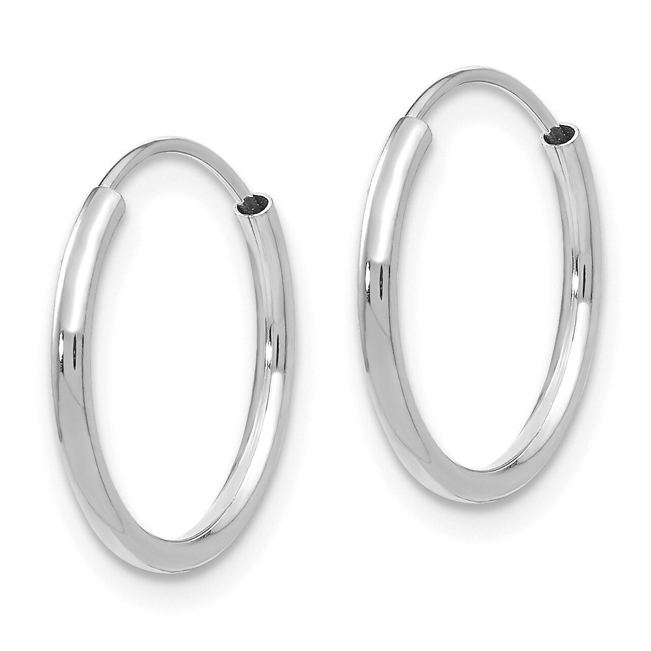 Endless Hoop Earrings - 14k White Gold SE191 by Madi K, MPN: SE191, 886774998220