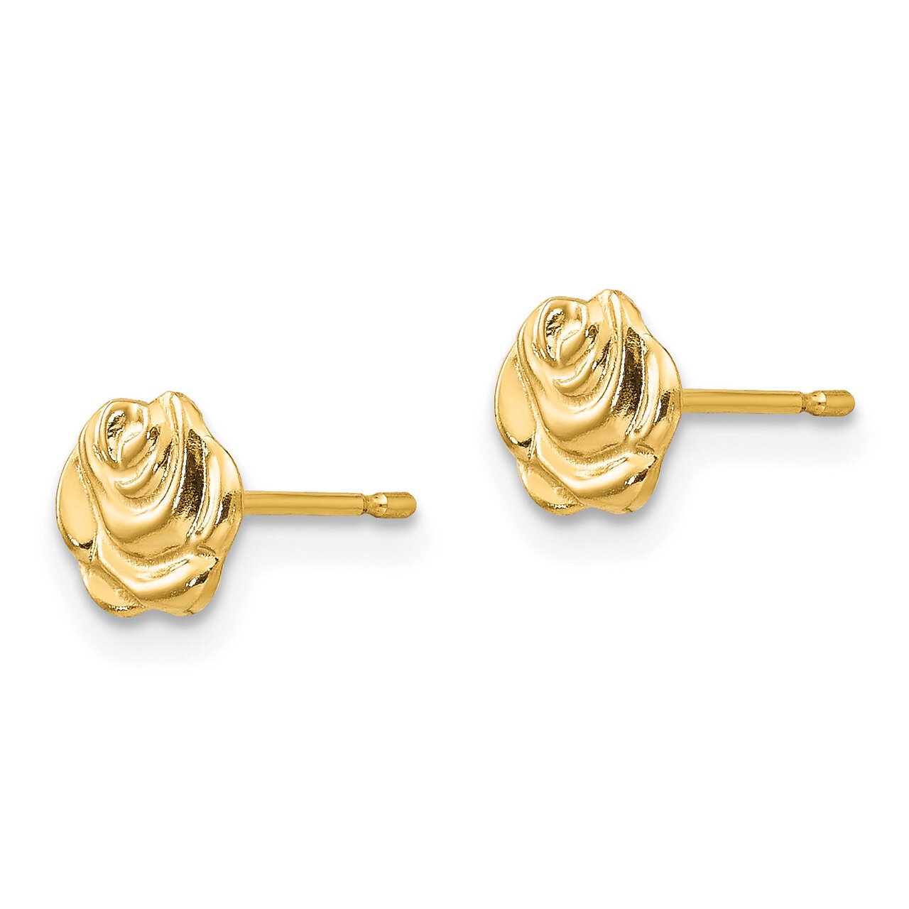 Flower Post Earrings - 14k Gold SE2055 by Madi K, MPN: SE2055, 886774999661