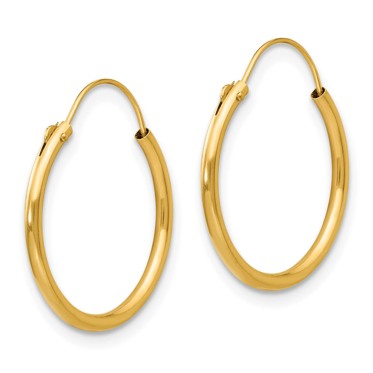 Hoop Earrings - 14k Gold SE212 by Madi K, MPN: SE212, 883957538501