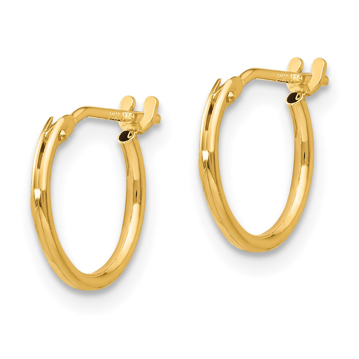 1mm Hoop Earrings - 14k Gold SE219