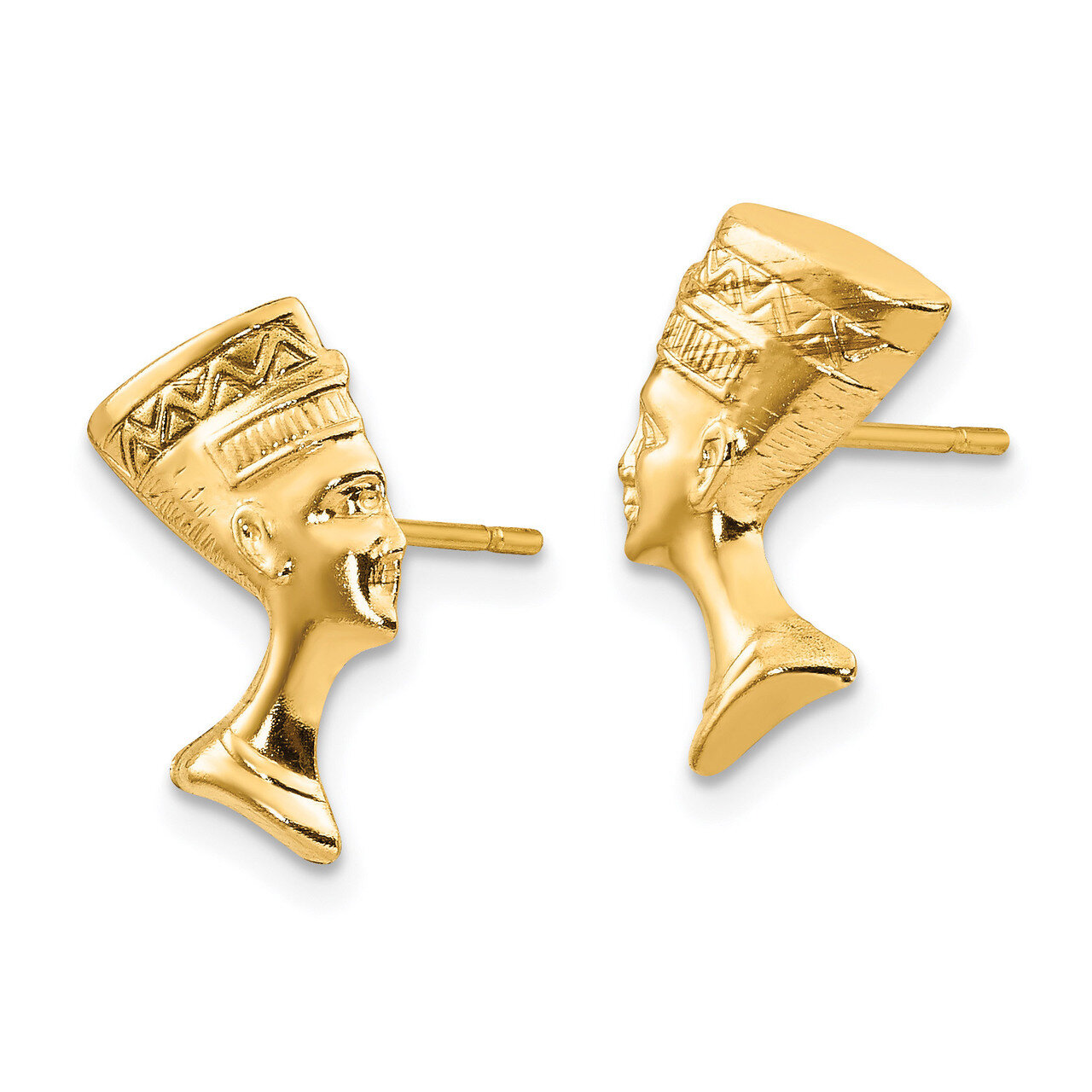 Nefertiti Post Earrings - 14k Gold SE2197 by Madi K, MPN: SE2197, 883957003887