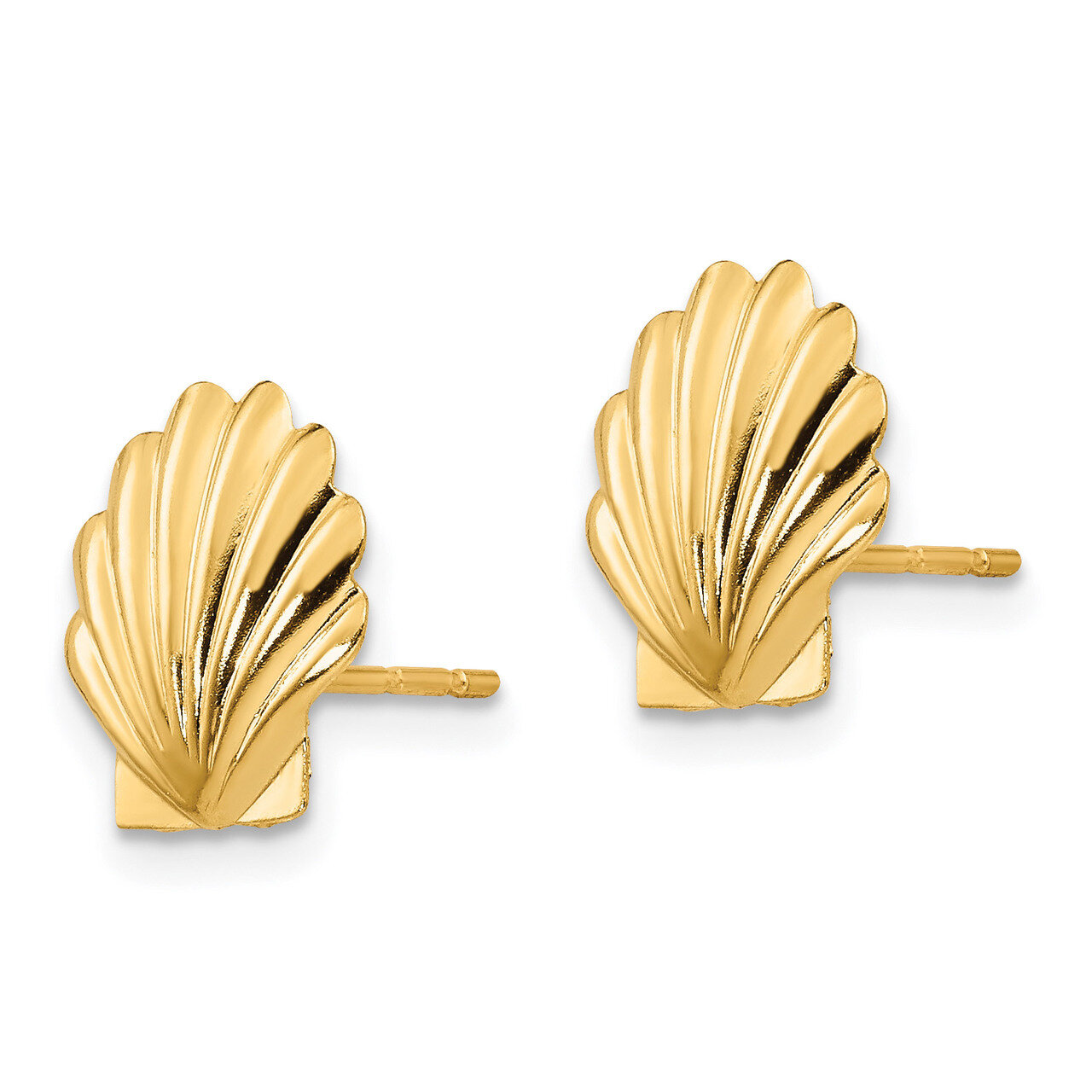 Shell Post Earrings - 14k Gold SE2199 by Madi K, MPN: SE2199, 883957004167