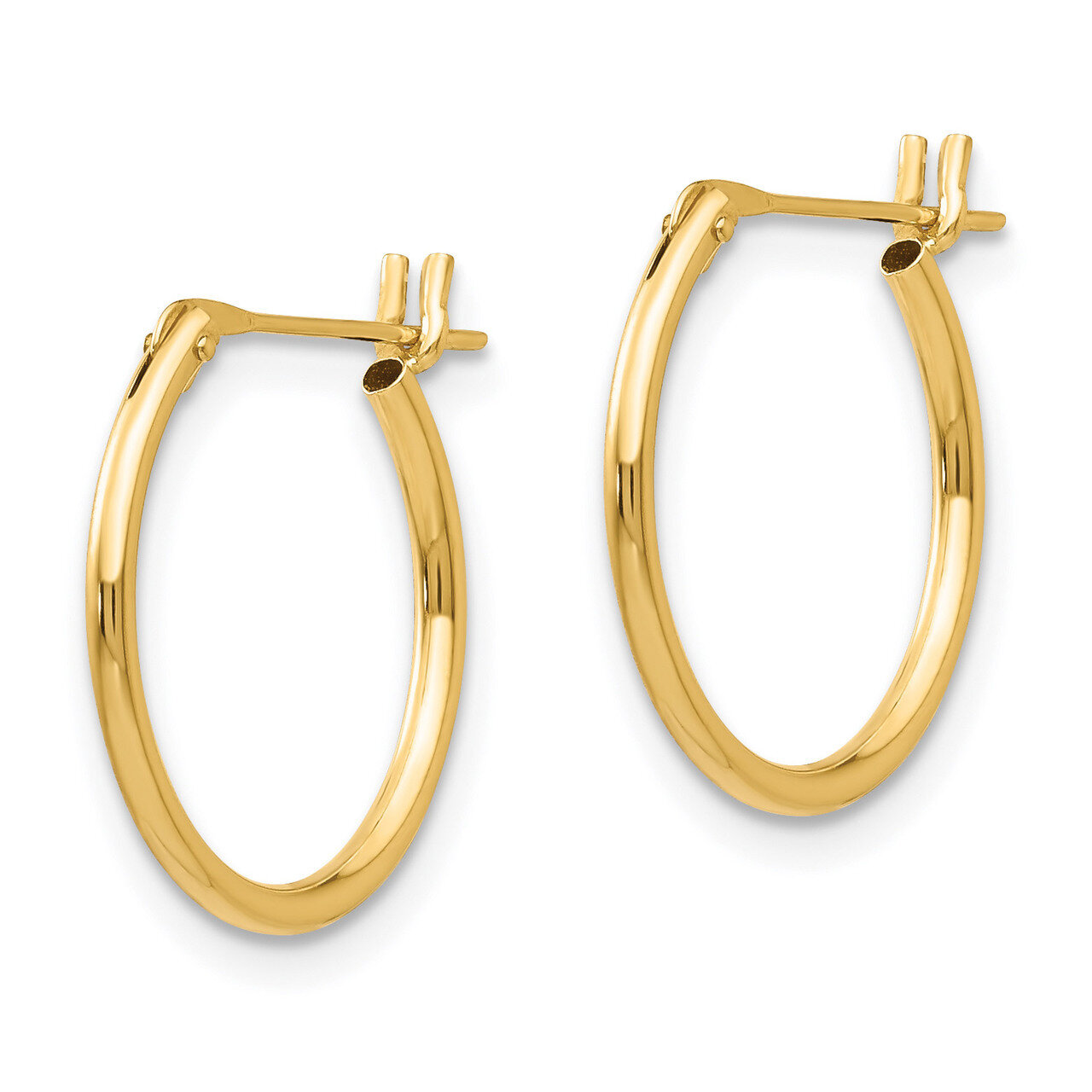 1.25mm Hoop Earrings - 14k Gold SE234