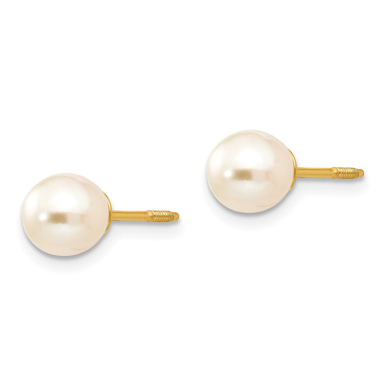 Reversible Fresh Water Cultured Pearl & Bead Earrings - 14k Gold SE263