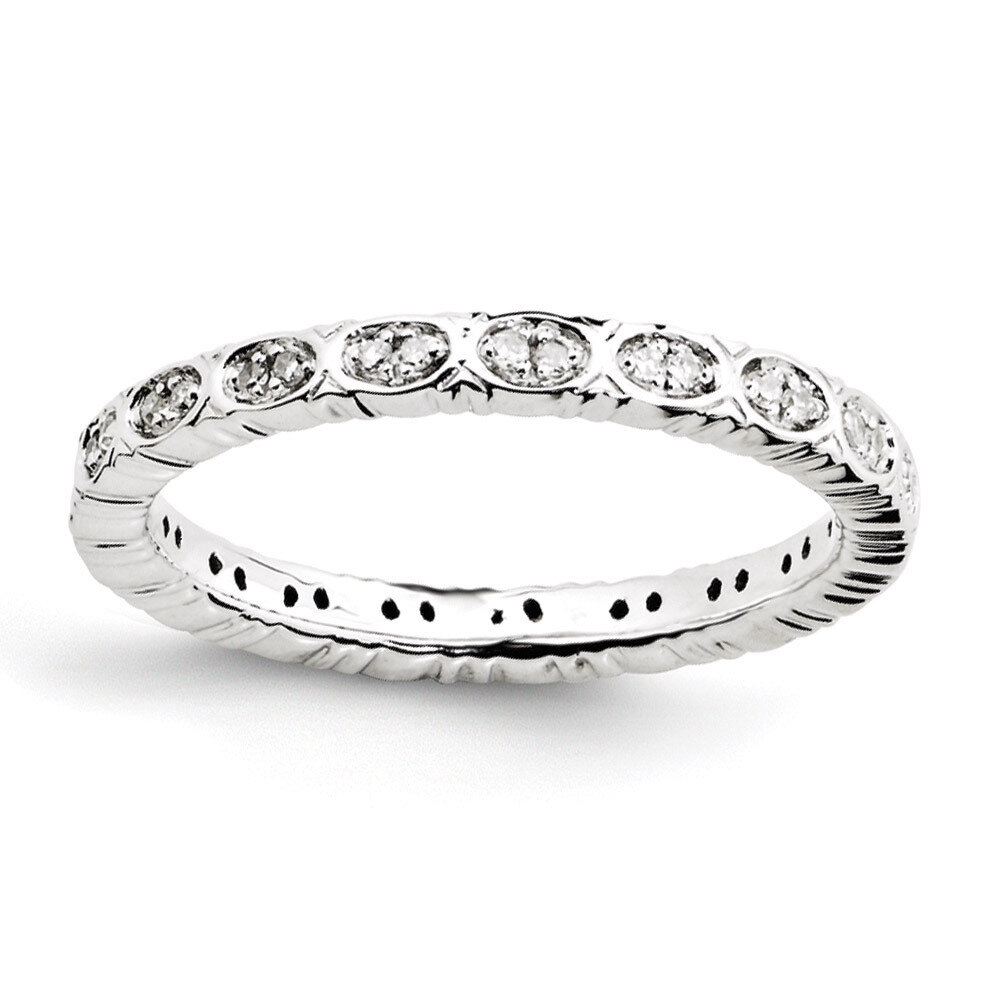 Diamond Ring - Sterling Silver QSK1050