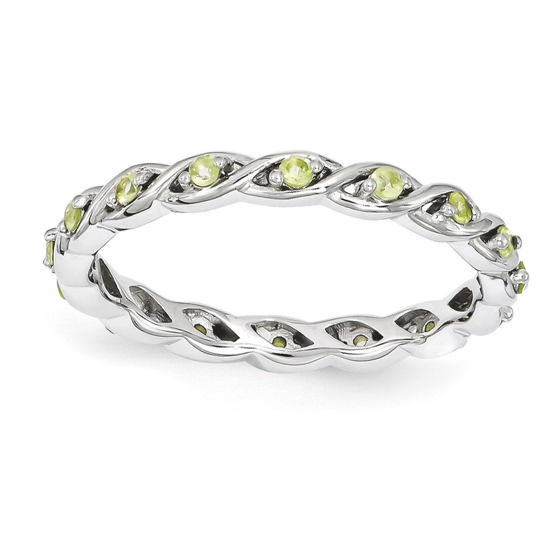 Peridot Ring - Sterling Silver QSK1477, MPN: QSK1477, 886774204093