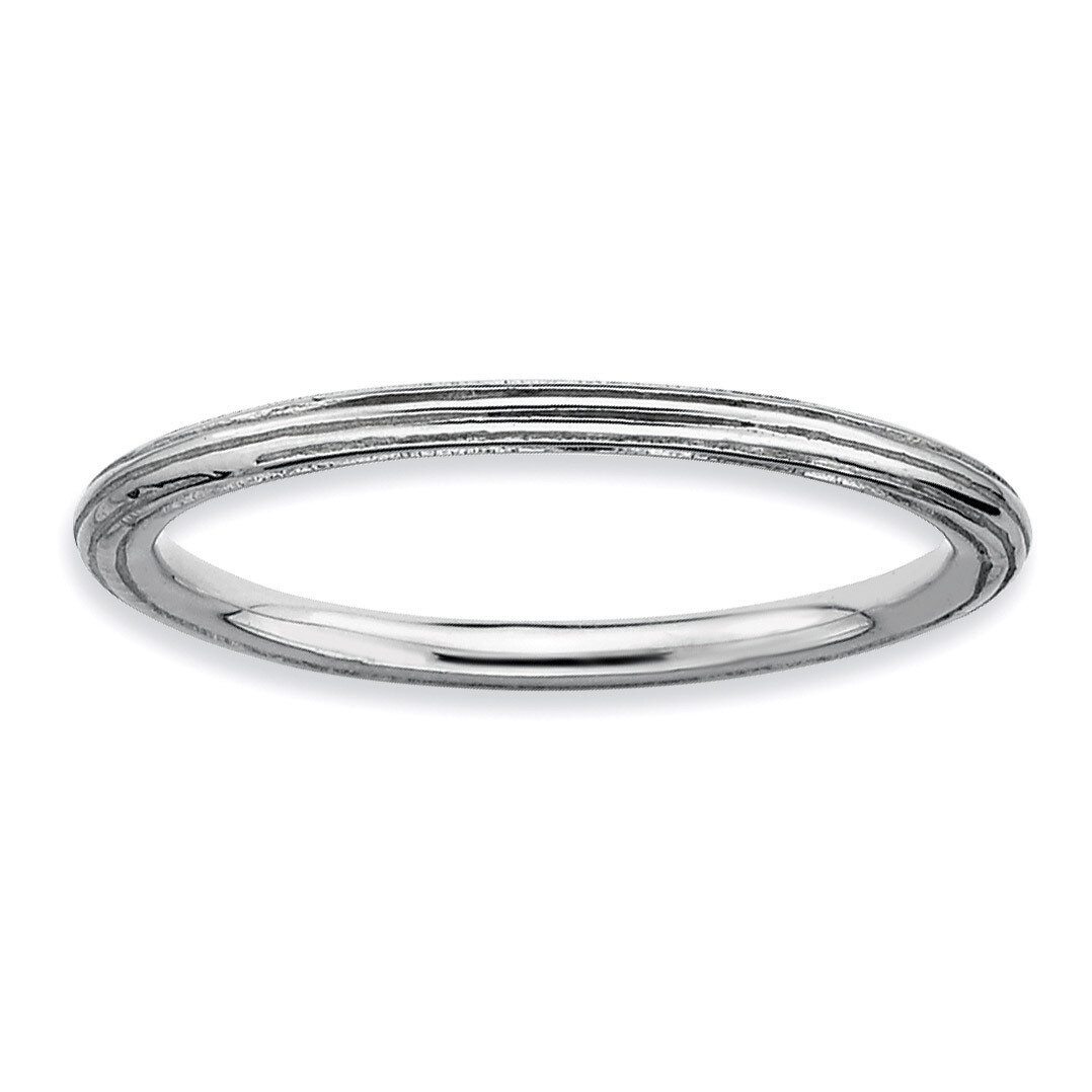 Step-down Ring - Sterling Silver Rhodium-plated QSK183, MPN: QSK183, 883957127828