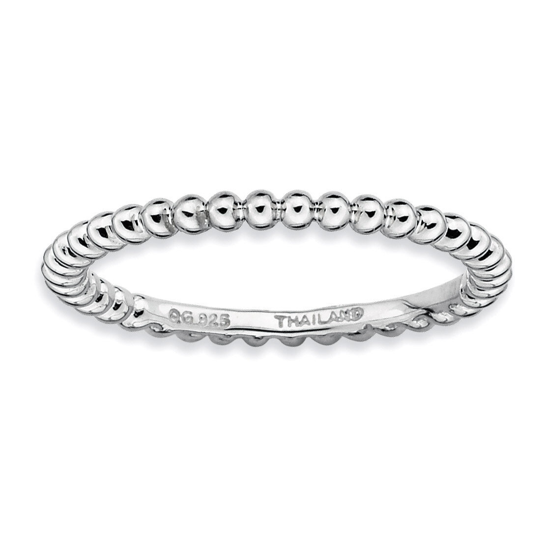 Ring - Sterling Silver Rhodium-plated QSK191, MPN: QSK191, 883957133874