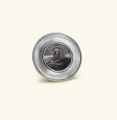 Match Pewter Lombardia Round Picture Frame Small, MPN: 1108,