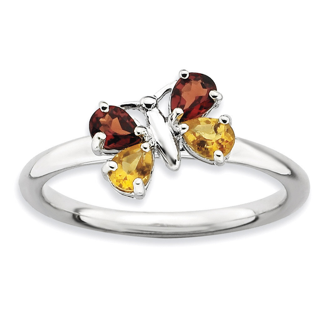 CI &amp; GA Butterfly Ring - Sterling Silver Polished QSK607, MPN: QSK607, 886774157207