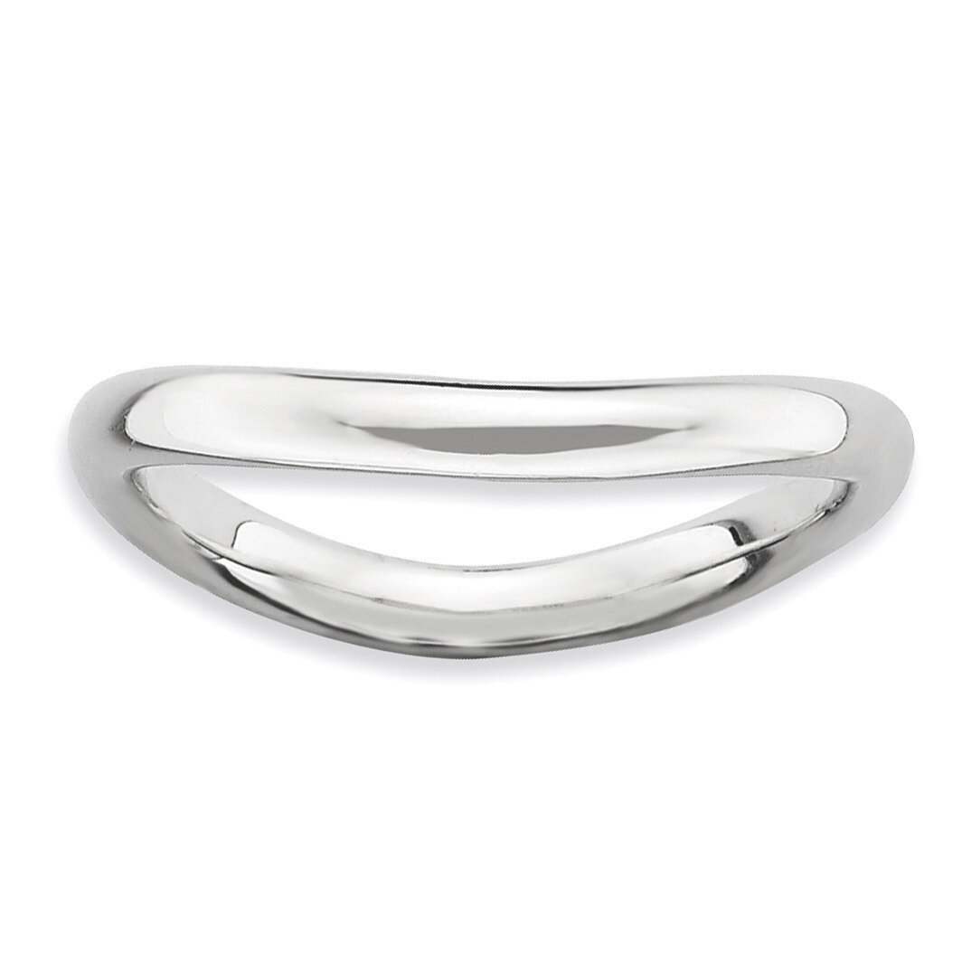 Wave Ring - Sterling Silver Polished QSK710, MPN: QSK710, 886774222967