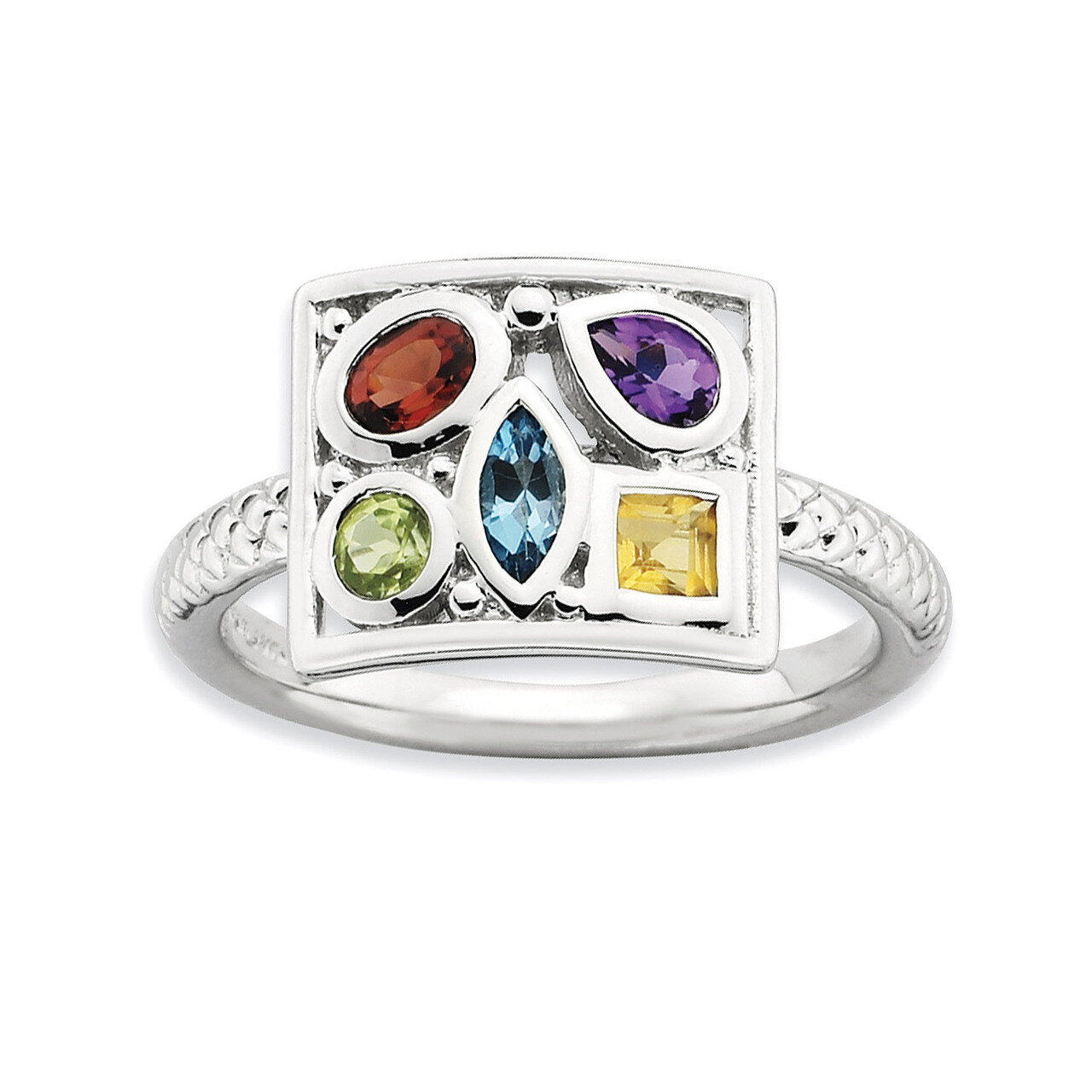 Gemstone Ring - Sterling Silver QSK796, MPN: QSK796, 886774225944