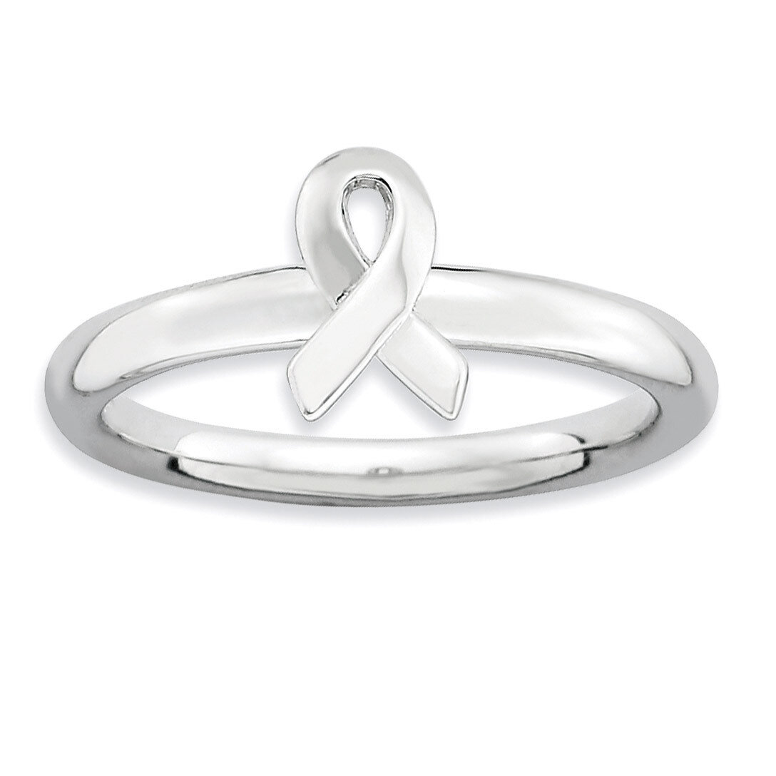 Awareness Ribbon Ring - Sterling Silver QSK869