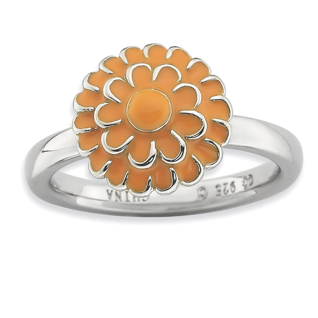 Chrysanthemum Ring - Sterling Silver QSK937