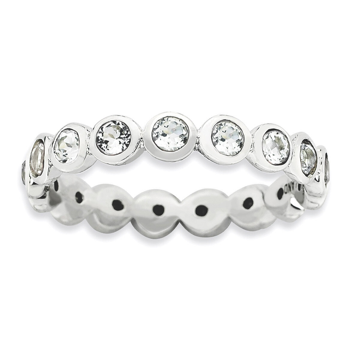 April Swarovski Ring - Sterling Silver QSK976, MPN: QSK976, 886774232386