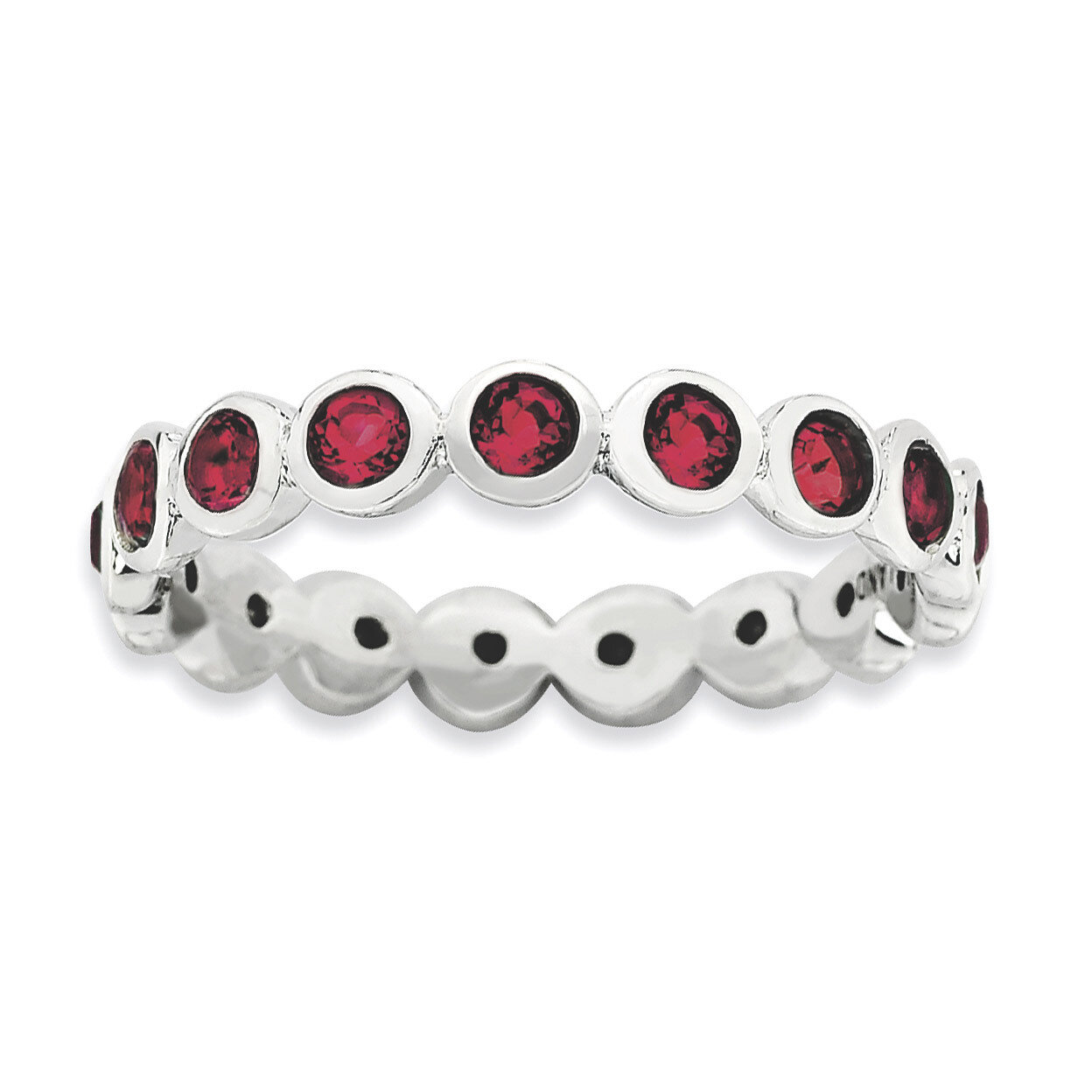 July Swarovski Ring - Sterling Silver QSK979, MPN: QSK979, 886774232522