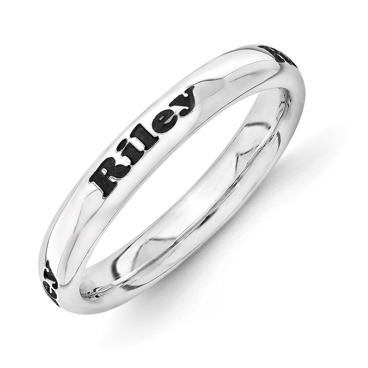 Personalized Ring - Sterling Silver QSKXNA1