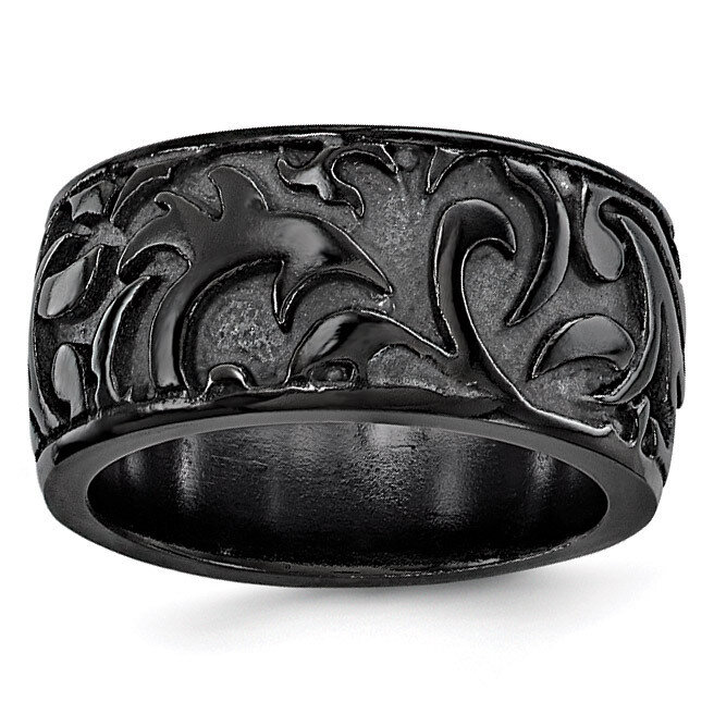 Edward Mirell Black Titanium Casted 11mm Band EMR236 by Edward Mirell, MPN: EMR236, 886774313399