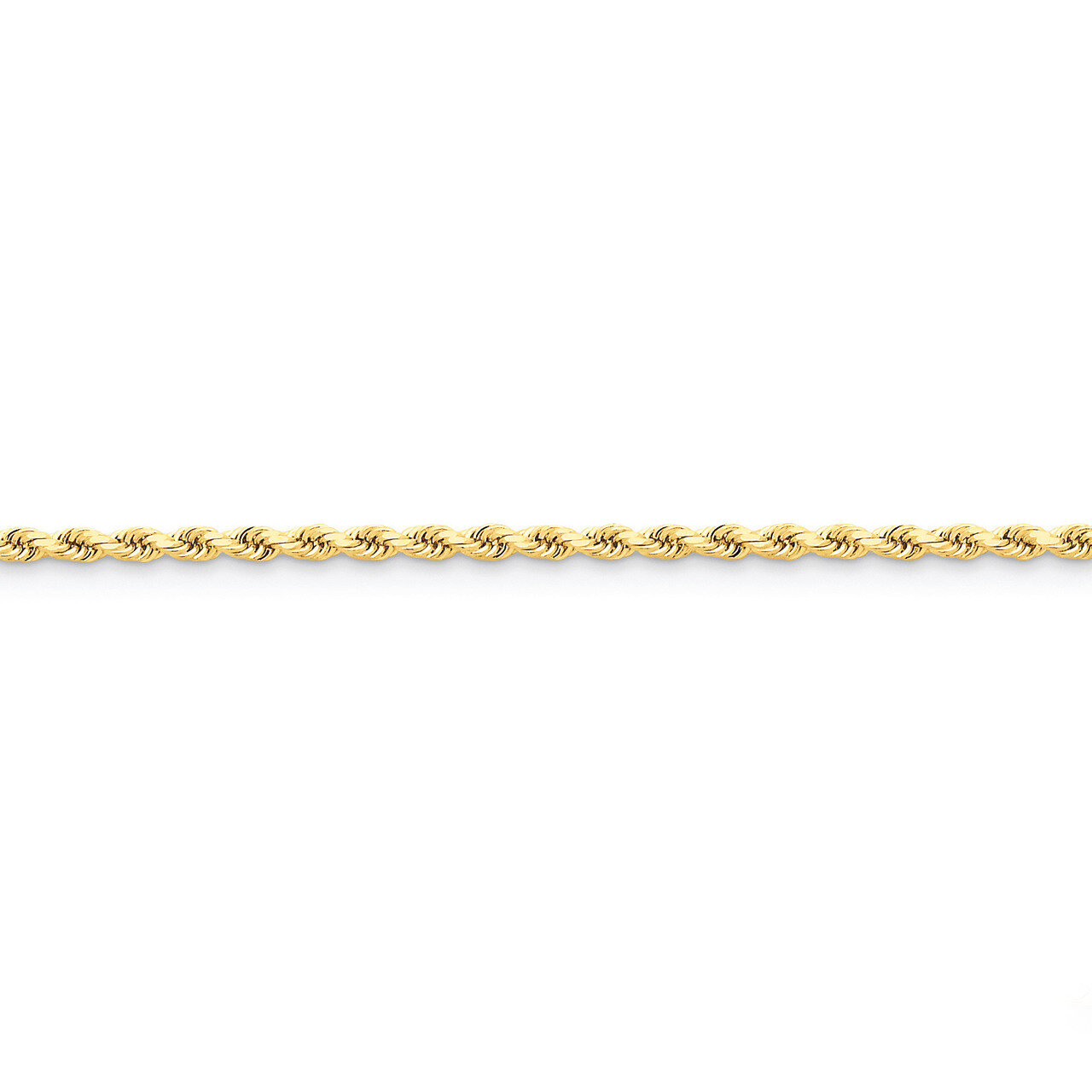 2.75mm Diamond-cut Rope with Lobster Clasp Chain 18 Inch 14k Gold 021L-18, MPN: 021L-18, 8867743947…