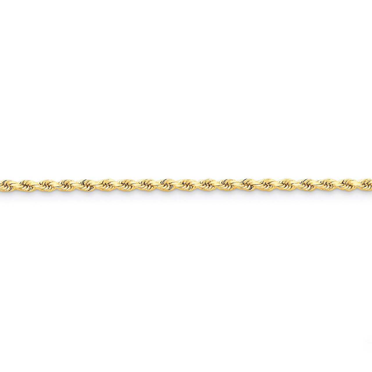2.75mm Diamond-cut Rope with Lobster Clasp Chain 24 Inch 14k Gold 021L-24, MPN: 021L-24, 8867743947…