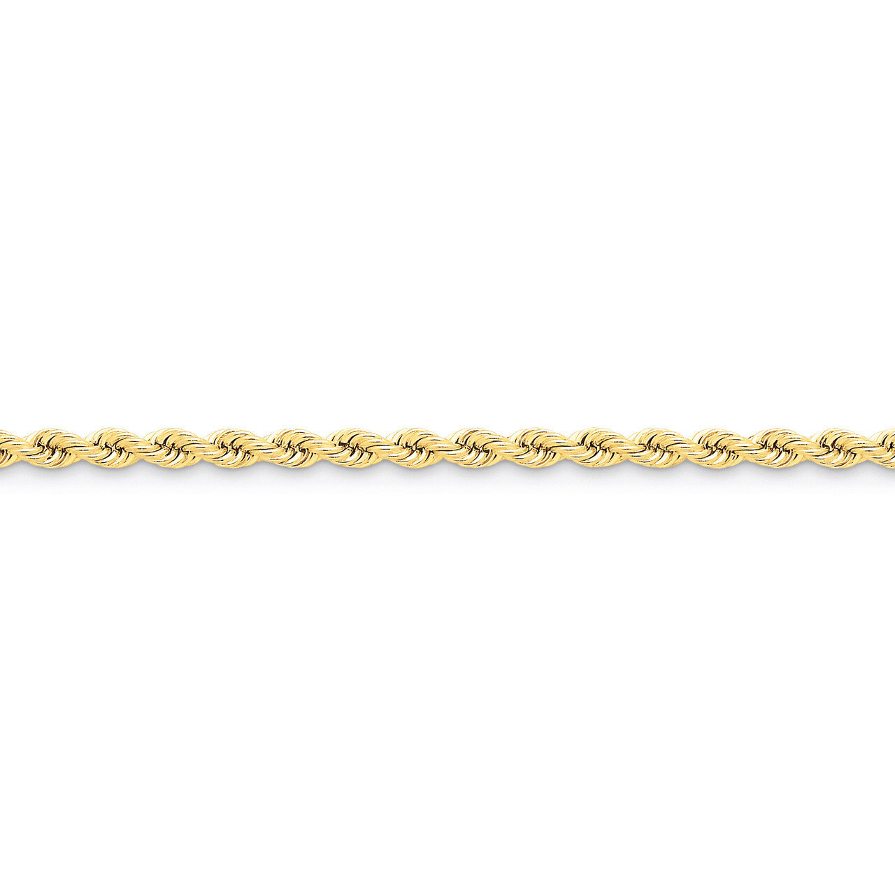 4mm Handmade Regular Rope Chain 20 Inch 14k Gold 030S-20, MPN: 030S-20, 886774395432