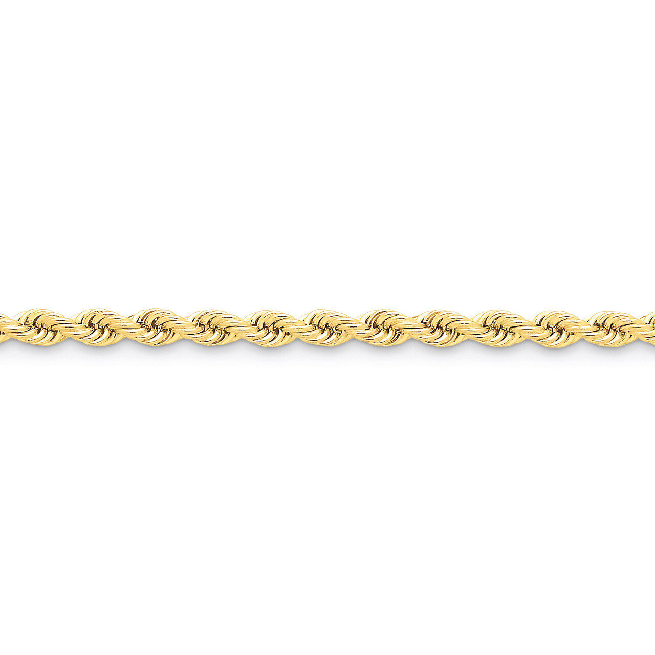 5mm Handmade Regular Rope Chain 30 Inch 14k Gold 035S-30, MPN: 035S-30, 886774395722
