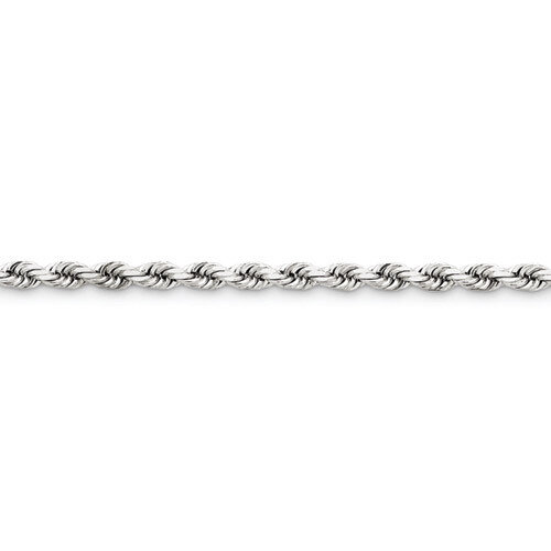 5mm Diamond-cut Rope Chain 8 Inch 14k White Gold 035W-8, MPN: 035W-8, 886774395807