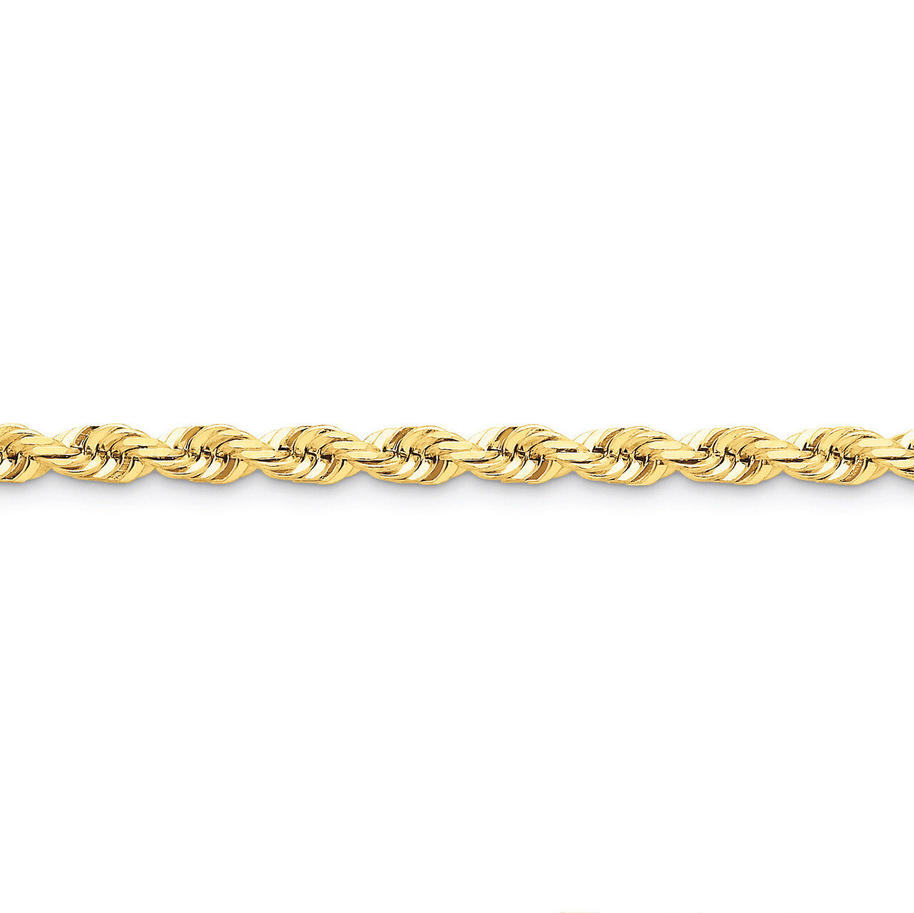 5.5mm Diamond-cut Rope with Lobster Clasp Chain 8 Inch 14k Gold 040L-8, MPN: 040L-8, 886774395883