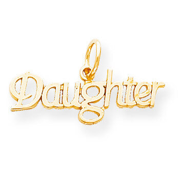 Daughter Charm 10k Gold 10C111