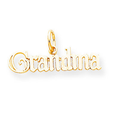 Grandma Charm 10k Gold 10C118