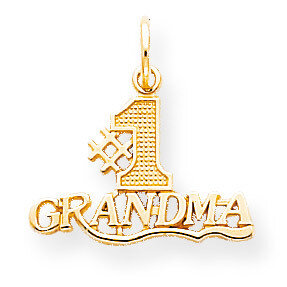 #1 Grandma Charm 10k Gold 10C119