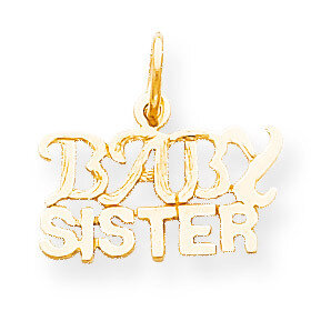 Baby Sister Charm 10k Gold 10C128