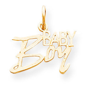 Baby Boy Charm 10k Gold 10C129