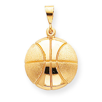 BASKETBALL CHARM 10k Gold 10C185