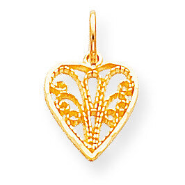 Heart Charm 10k Gold 10C211, MPN: 10C211, 883957343792