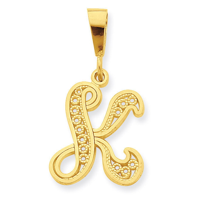 Initial K Charm 10k Gold 10C242/K, MPN: 10C242/K, 883957392455
