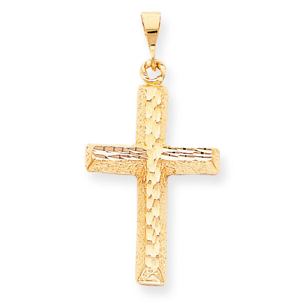 Diamond-cut Cross Pendant 10k Gold 10C304, MPN: 10C304, 883957392554