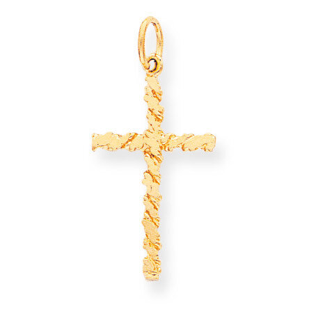 NUGGET CROSS CHARM 10k Gold 10C315, MPN: 10C315, 886774084336