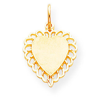 Heart Charm 10k Gold 10C403, MPN: 10C403, 883957429762