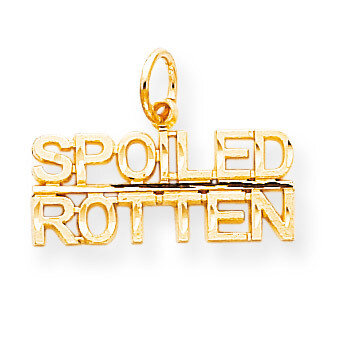 Talking - Spoiled Rotten Charm 10k Gold 10C485