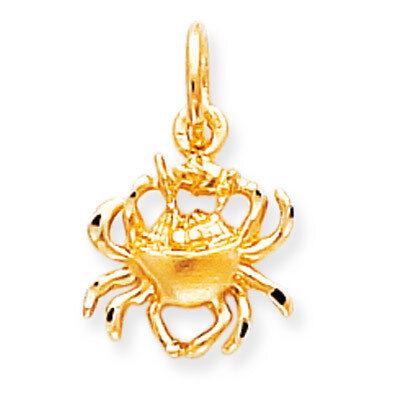 CRAB CHARM 10k Gold 10C555, MPN: 10C555, 886774084695