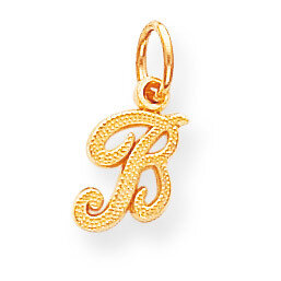 Initial B CHARM 10k Gold 10C763B, MPN: 10C763B, 883957392905