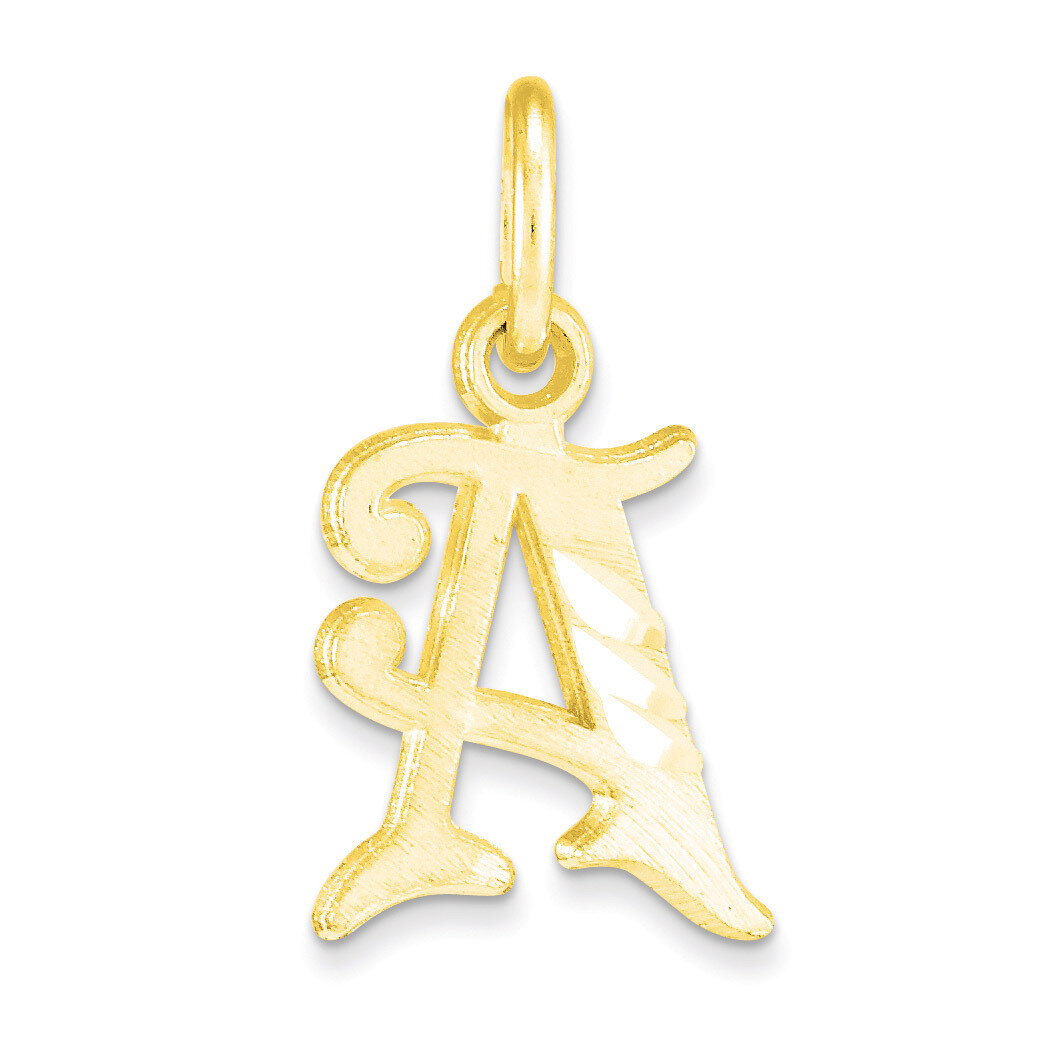 Initial A CHARM 10k Gold 10C764A
