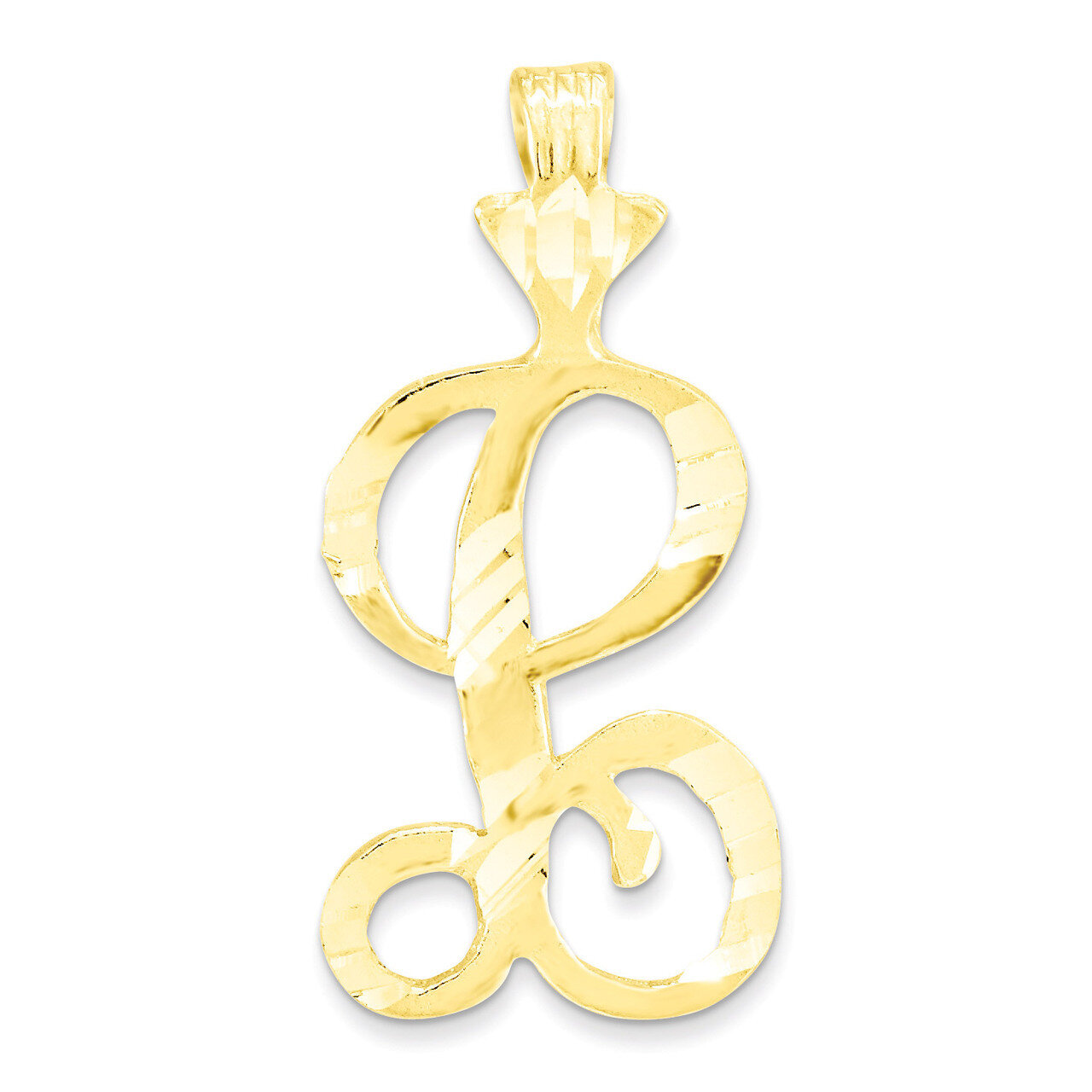 Initial L Charm 10k Gold 10C767L, MPN: 10C767L, 883957344874