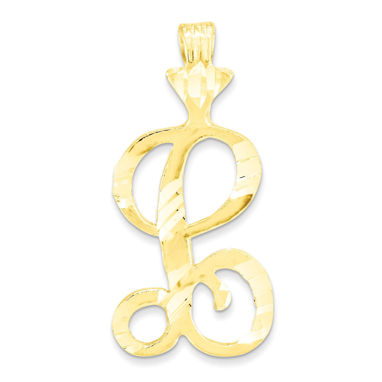 Initial L Charm 10k Gold 10C767L